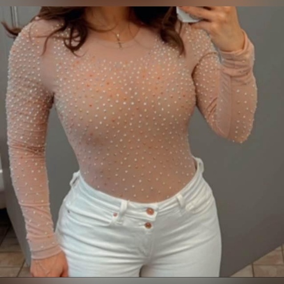 Rhinestones Bodysuit - Picture 5 of 5